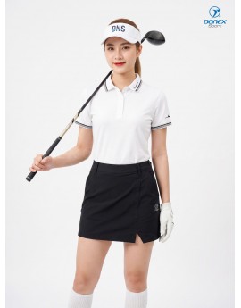 Áo thể thao nữ AC-3856 Trắng phối đen